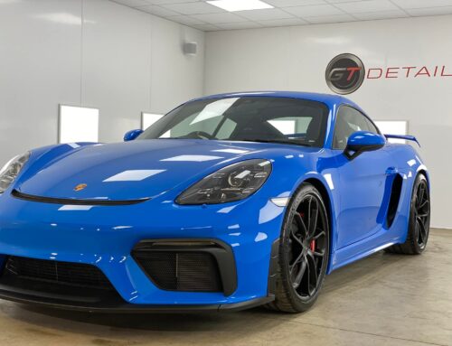 Porsche GT4 in Shark Blue